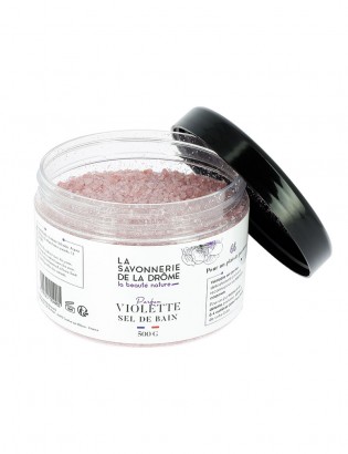 Sel de Bain Parfum Violette Pot 500 g