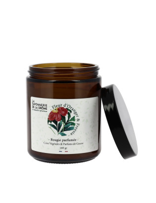 Bougie Parfumée Fleur d'Oranger et Fressia 180 g