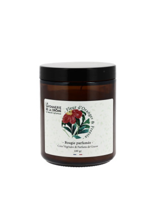 Bougie Parfumée Fleur d'Oranger et Fressia 180 g