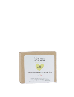 Savon Cœur Exfoliant & Huile d'Amande Douce 42 g