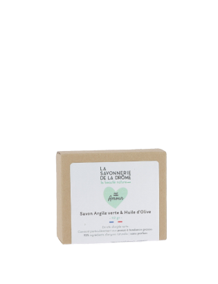 Savon Cœur Argile Verte & Huile d'Olive 42 g